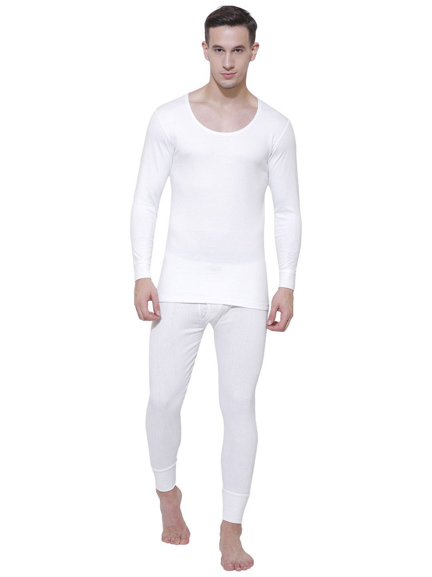 Bodycare White Regular Fit Thermal Top