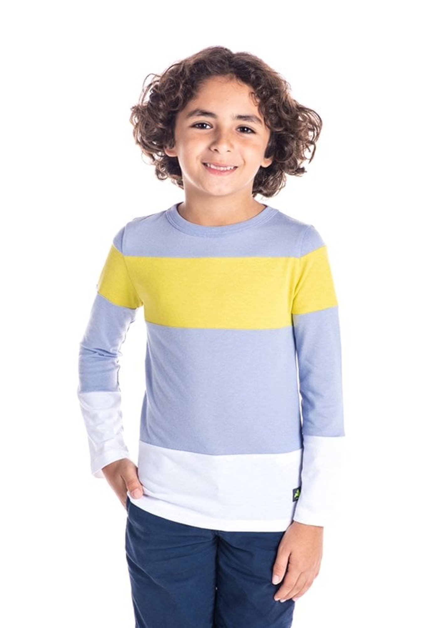 Cherry Crumble By Nitt Hyman Boys Multicolor Color Block T-Shirt