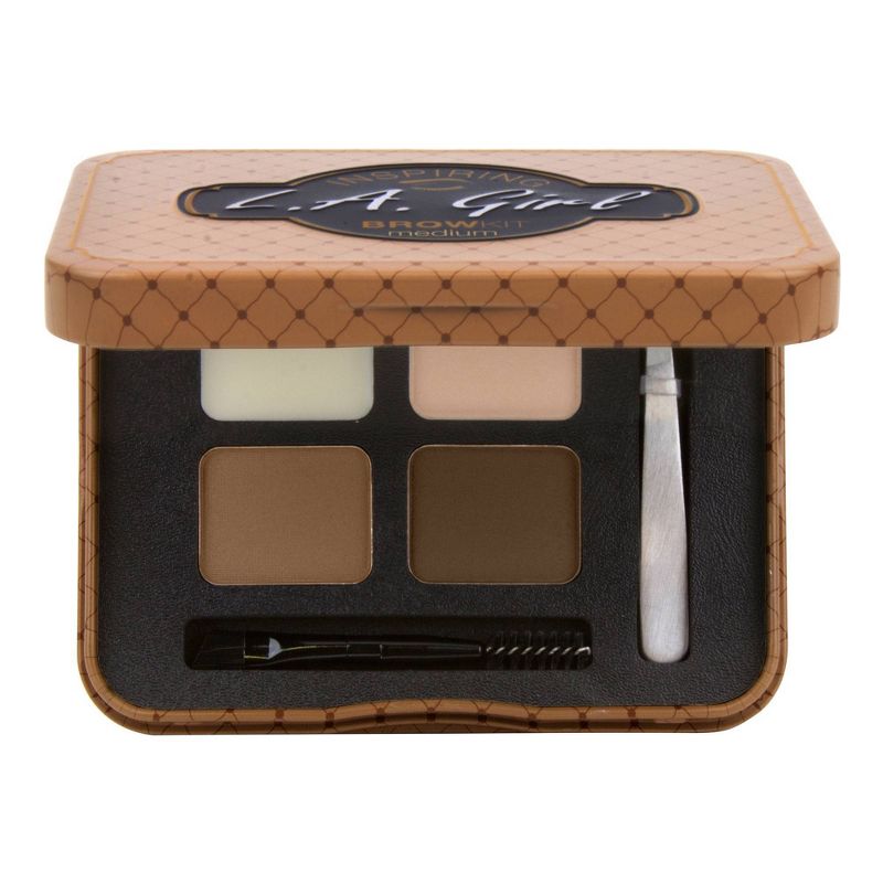 L.A. Girl Inspiring Brow Kit - Medium and Marvelous - 0.185oz