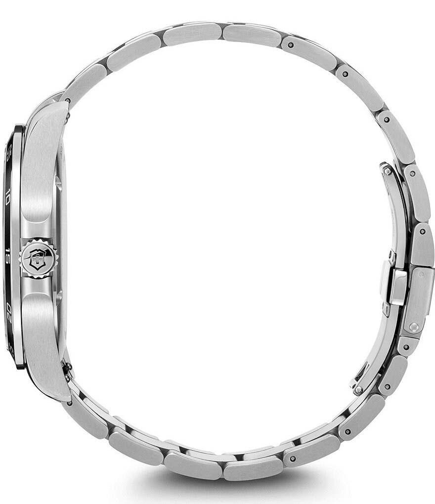 Victorinox Swiss Army FieldForce GMT Stainless Steel Bracelet Watch