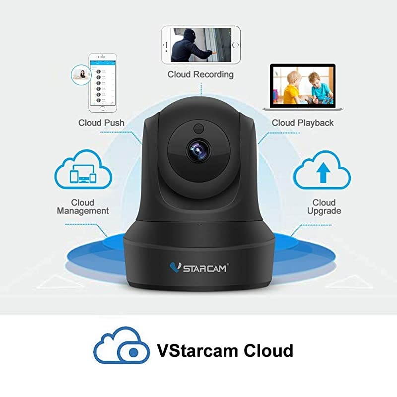 Security Camera WiFi IP Home CameraR2C 1080P HD Baby Monitor Wireless Pet Camera with AI Human Sound Detection Free Cloud Included 2Way AudioWorks with Alexa PanTilt Night Vision