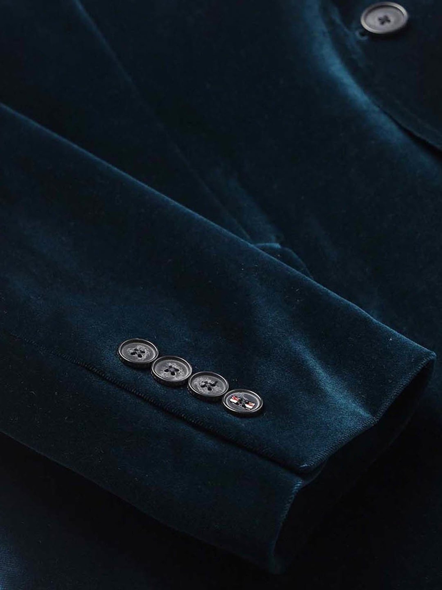 Vastramay Black Regular Fit Blazer