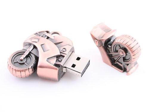 D-CLICK TM High Quality 4GB/8GB/16GB/32GB/64GB/Cool USB High speed Flash Memory Stick Pen Drive Disk (16GB, Motorcycle Copper)
