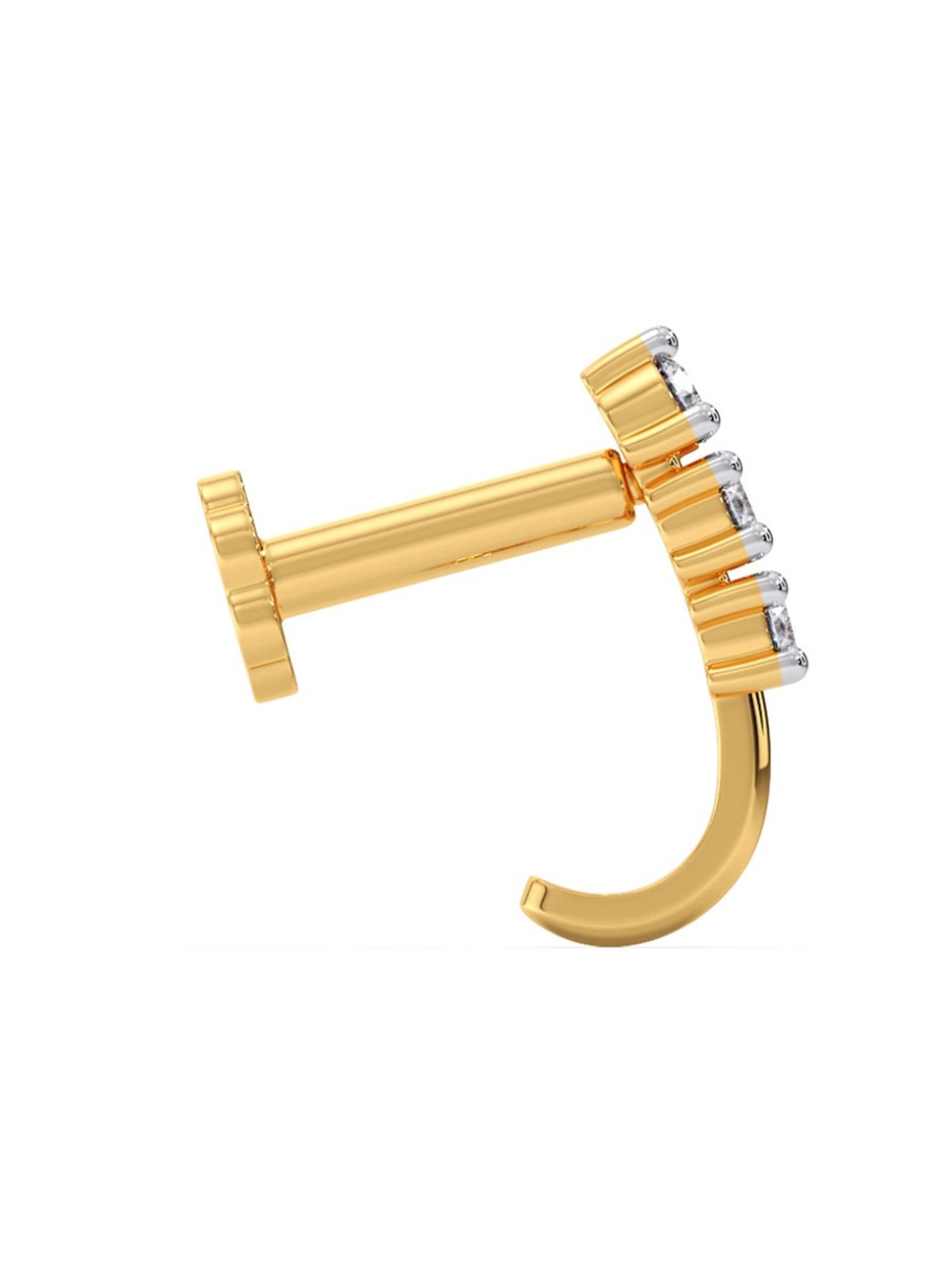 Joyalukkas 18k Gold & Diamond Nosepin