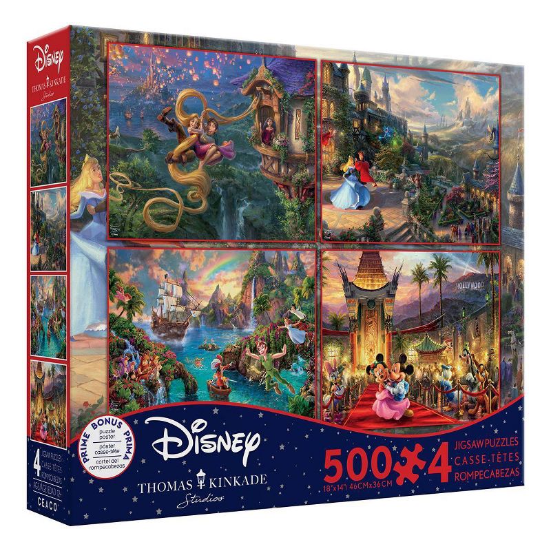 Ceaco Disney Thomas Kinkade Puzzle Set - 2000pc