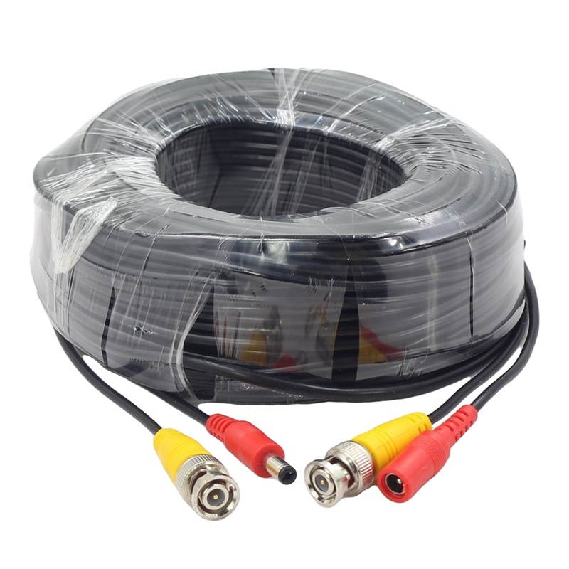 BNC Video and DC Power Extension Cable/lead with Connector for Surveillance Cameras /CCTV Security Camera Connector 30m
