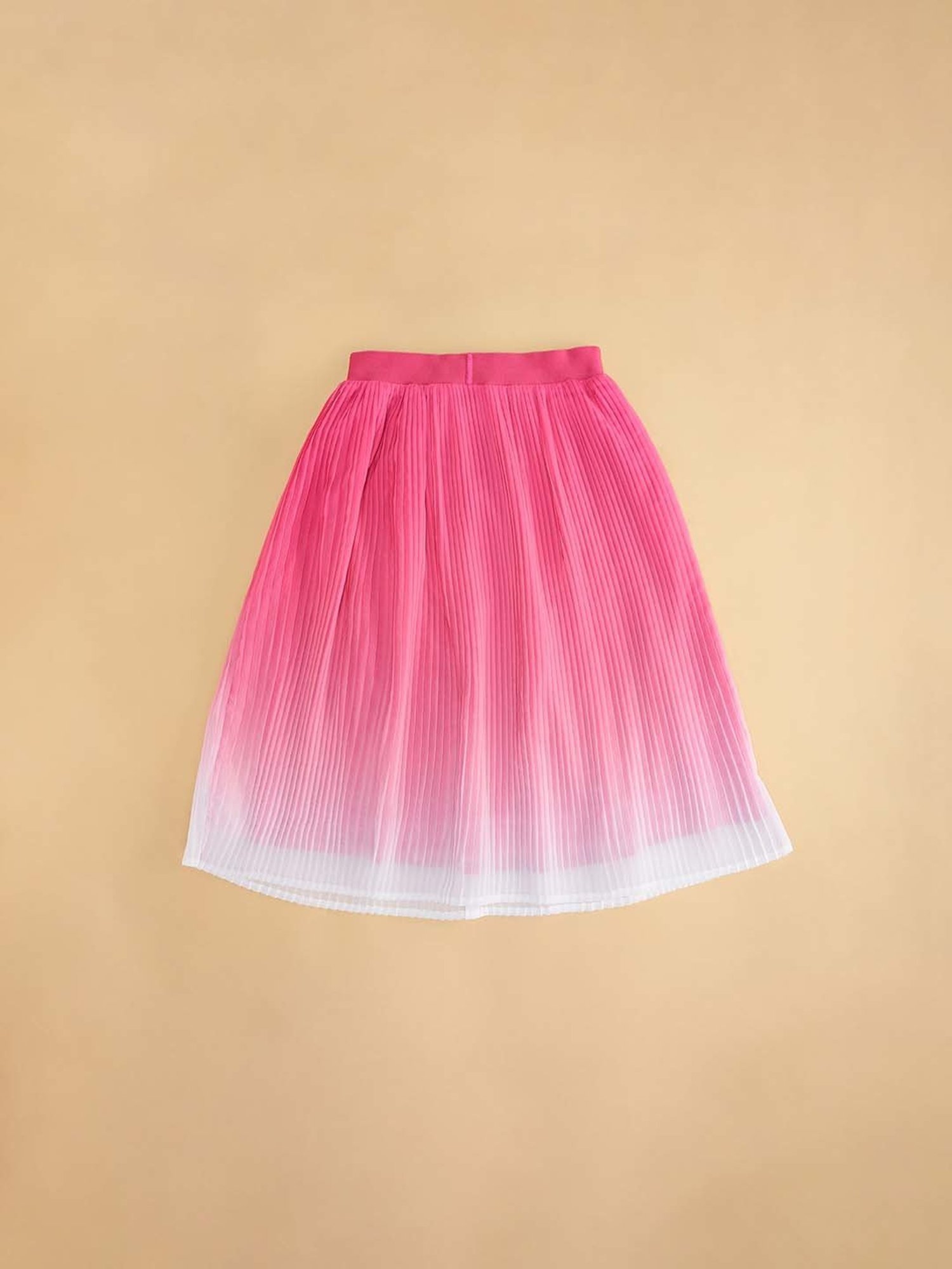 Pantaloons Junior Bubblegum Pink Regular Fit Skirt