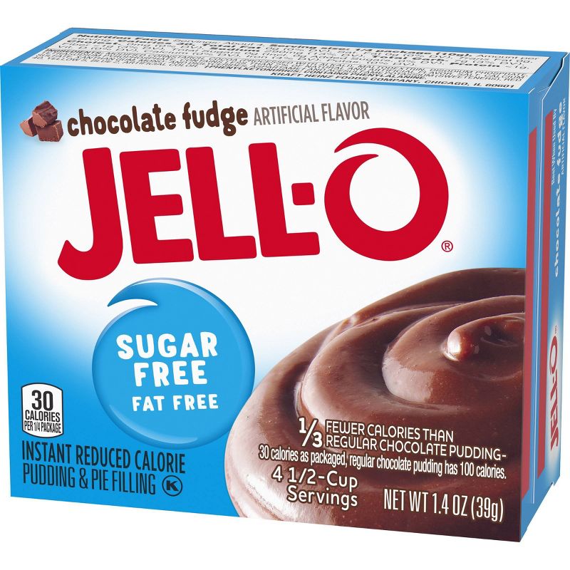 JELL-O Instant Sugar Free-Fat Free Chocolate Fudge Pudding & Pie Filling - 1.4oz