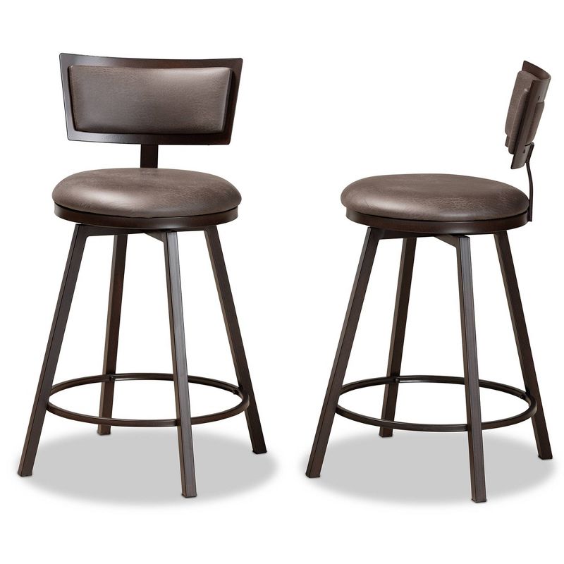 Ladder Barstool Seat Black - Riverstone Furniture Collection