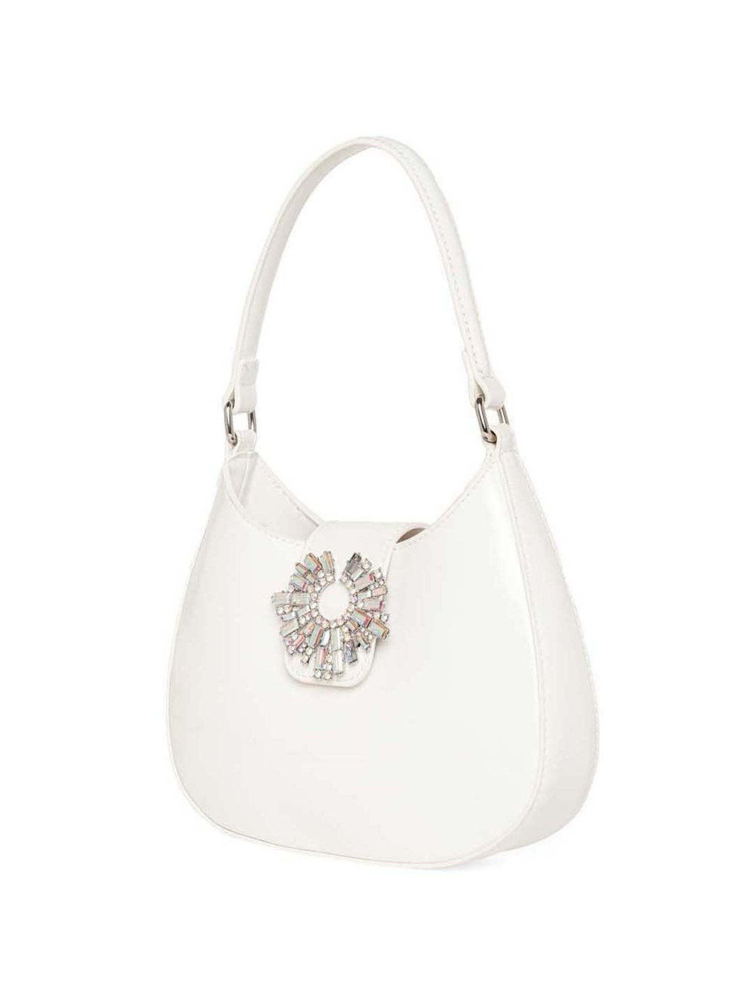 Call It Spring White Solid Medium Shoulder Bag