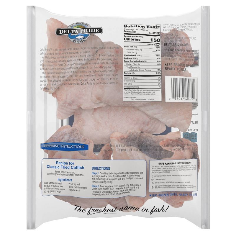 Delta Pride Catfish Nuggets - Frozen - 48oz