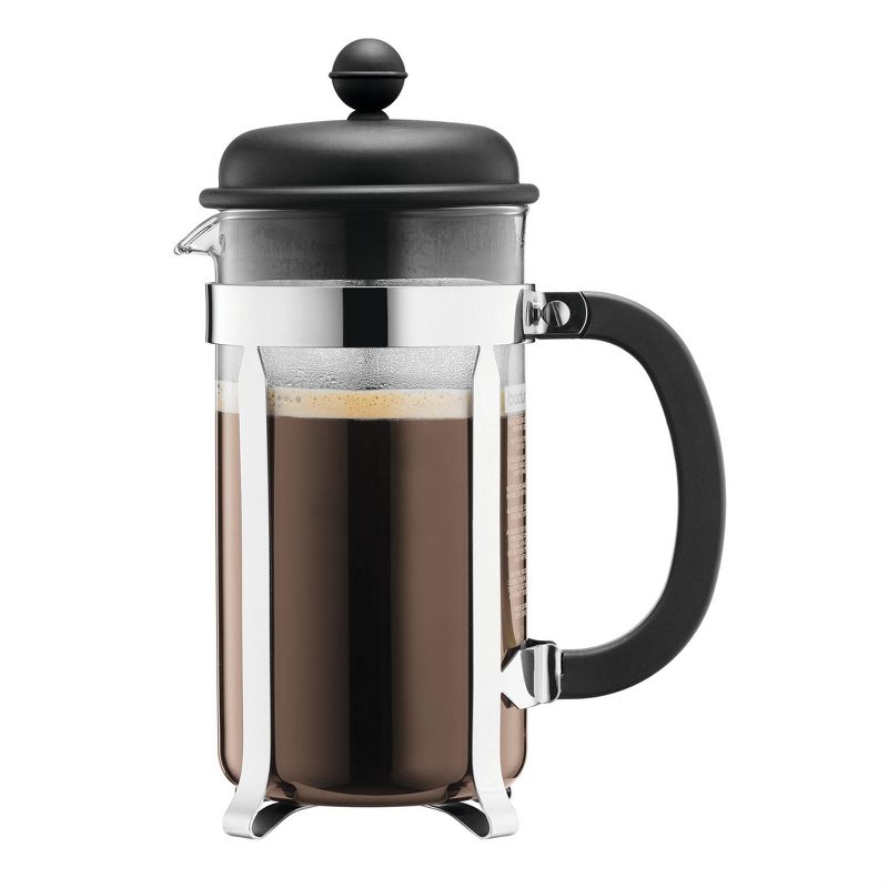 Bodum Caffettiera 8 Cup / 34oz French Press Coffee For Two Set - Black