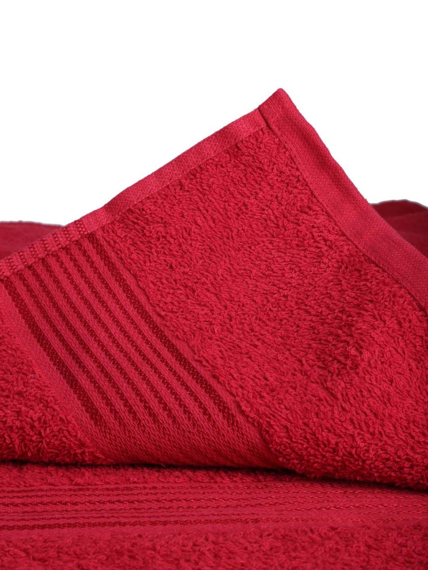 LORENA 100% Cotton Super-Soft Terry Towels -2pc Bath Towel (d`ross) solid-multi