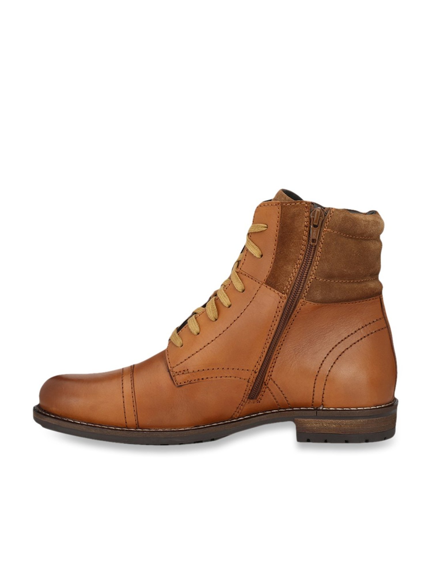 Delize Men's Tan Derby Boots