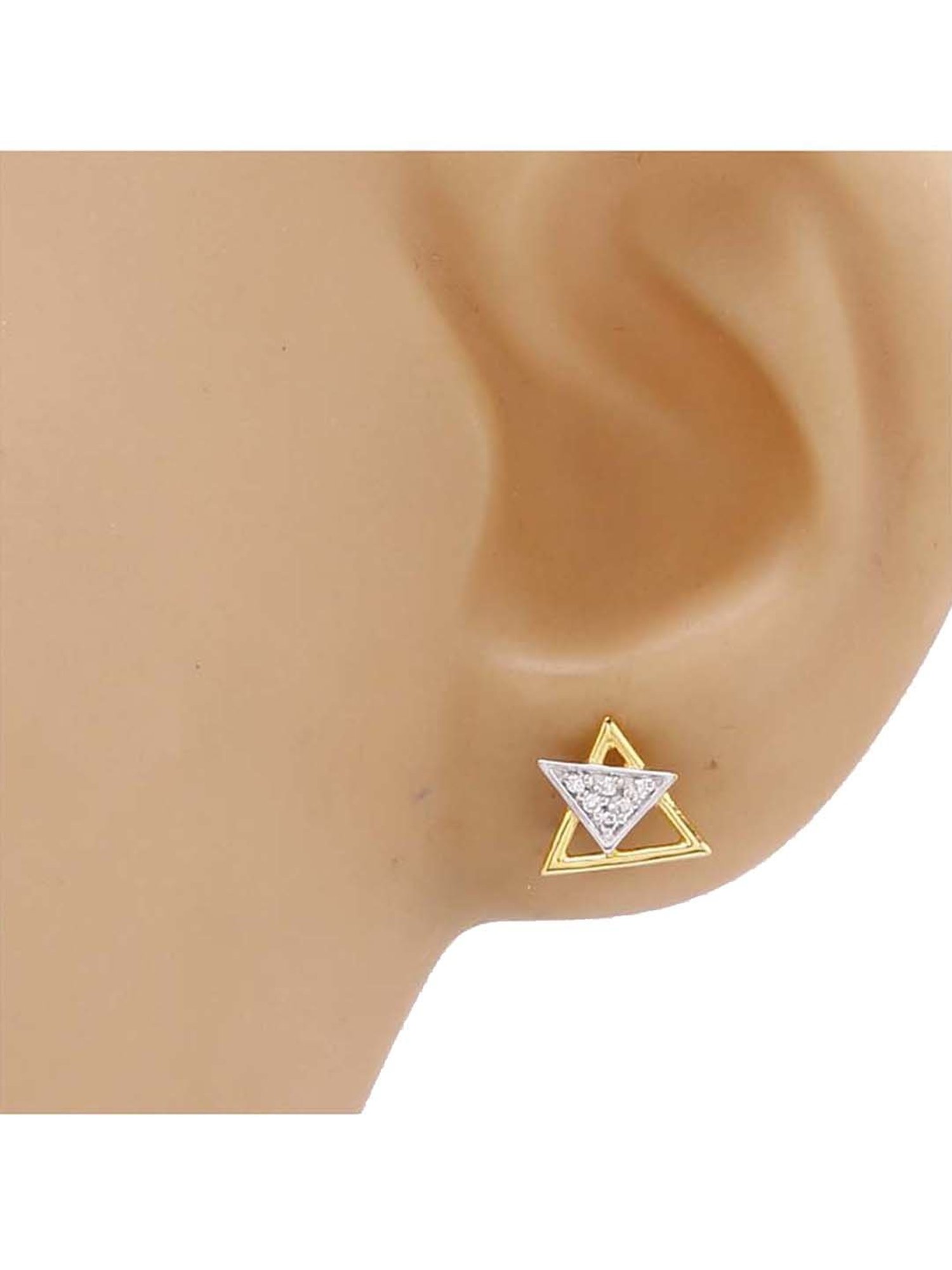 Waman Hari Pethe Jewellers 18k Gold & Diamond Earrings for Women