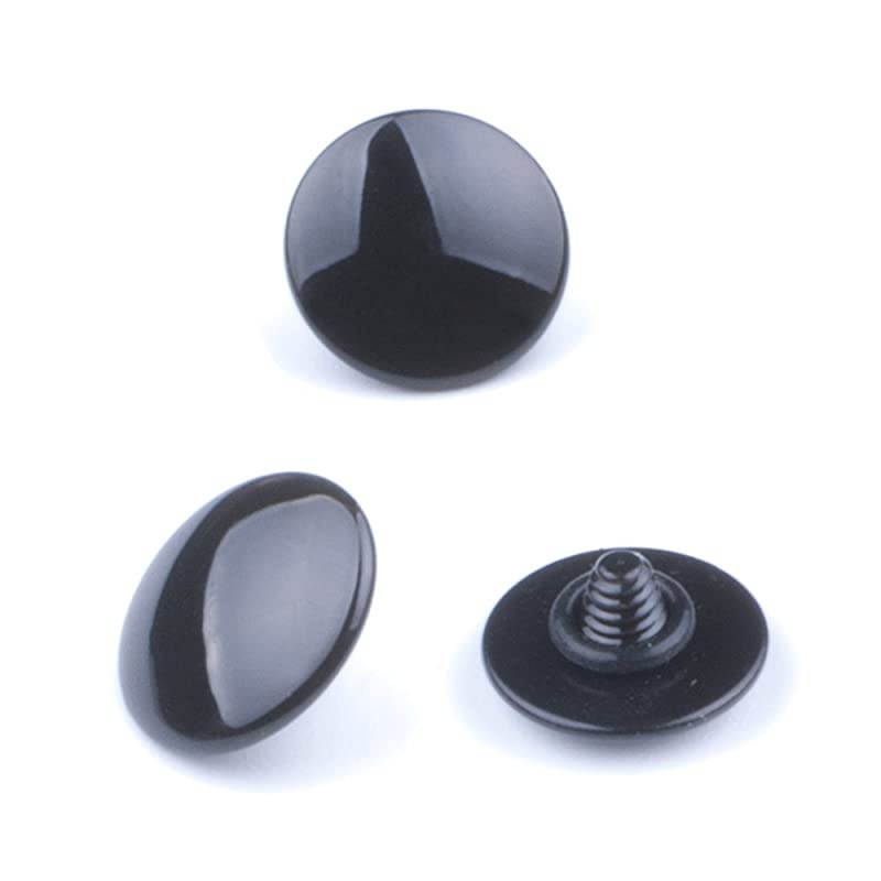 Soft Metal Shutter Release Button Brass Compatible with Fujifilm XT30 XT3 X100F XT20 XPRO2 XT2 X30 X100T XE2 XT10 XE3 PenF Camera Black Red Darkred Silver 10mm Convex Surface4 Pack