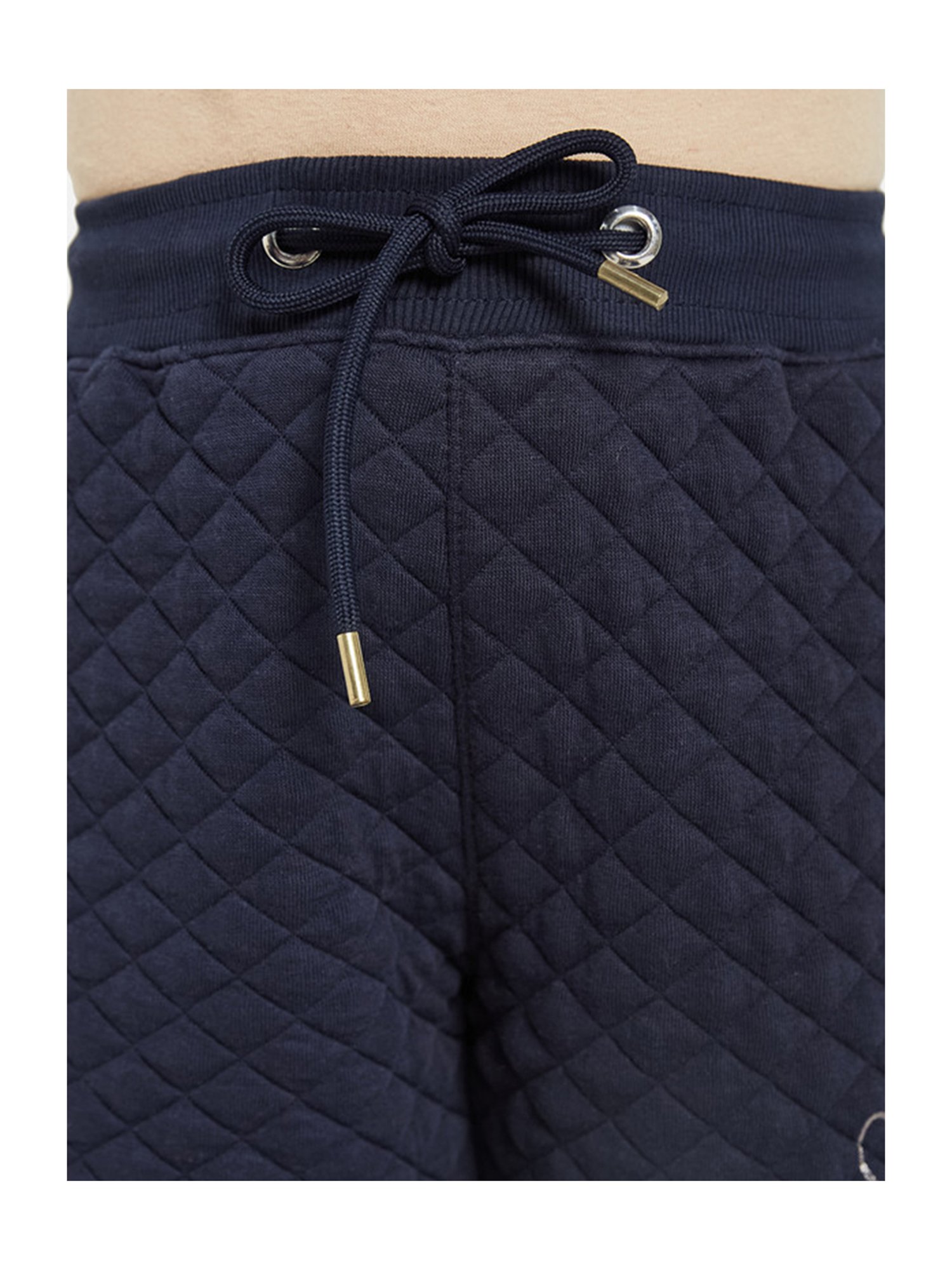 METTLE Girls Navy Solid Joggers