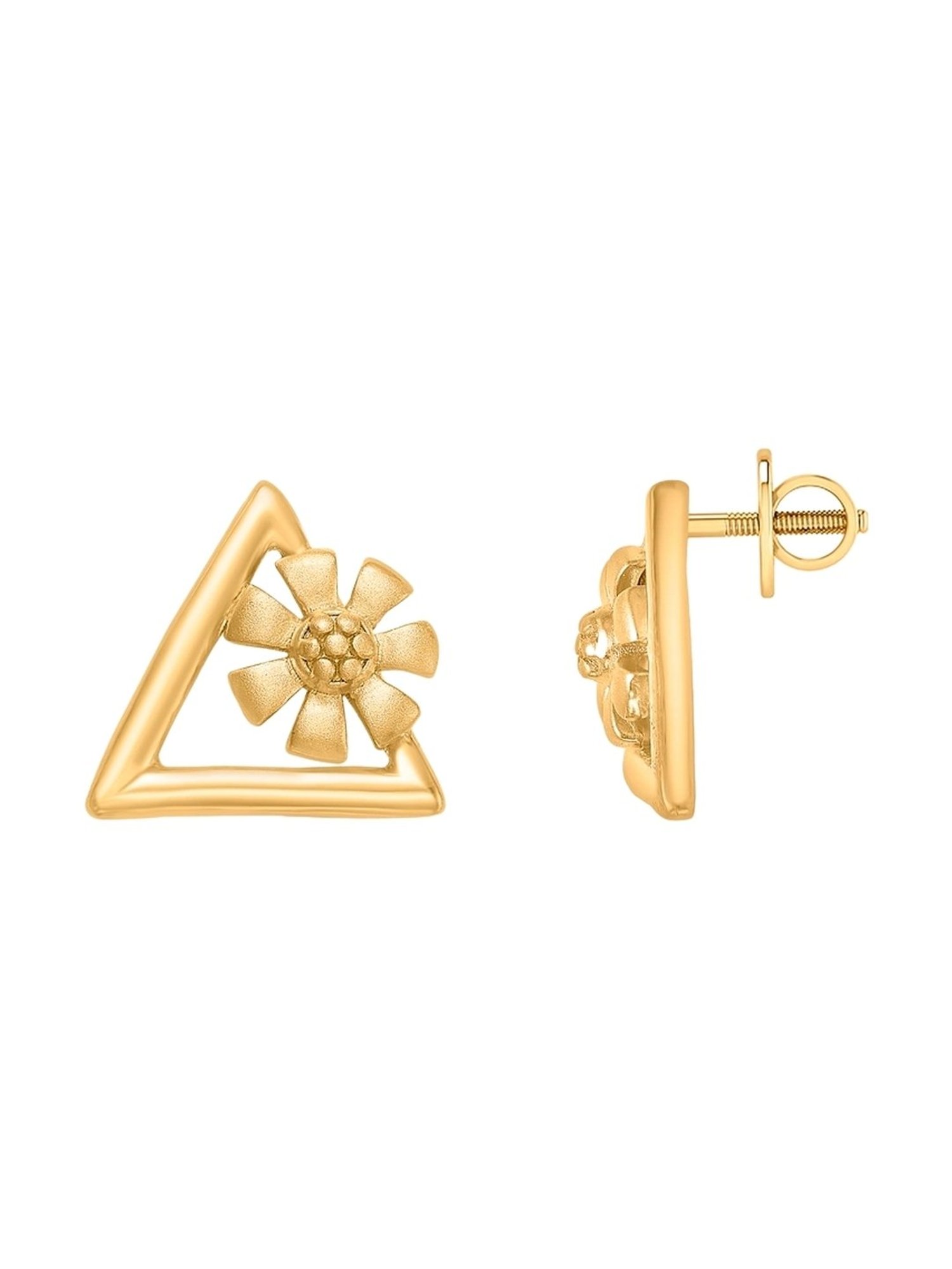 P.C. Chandra Jewellers 14 kt Gold Earrings