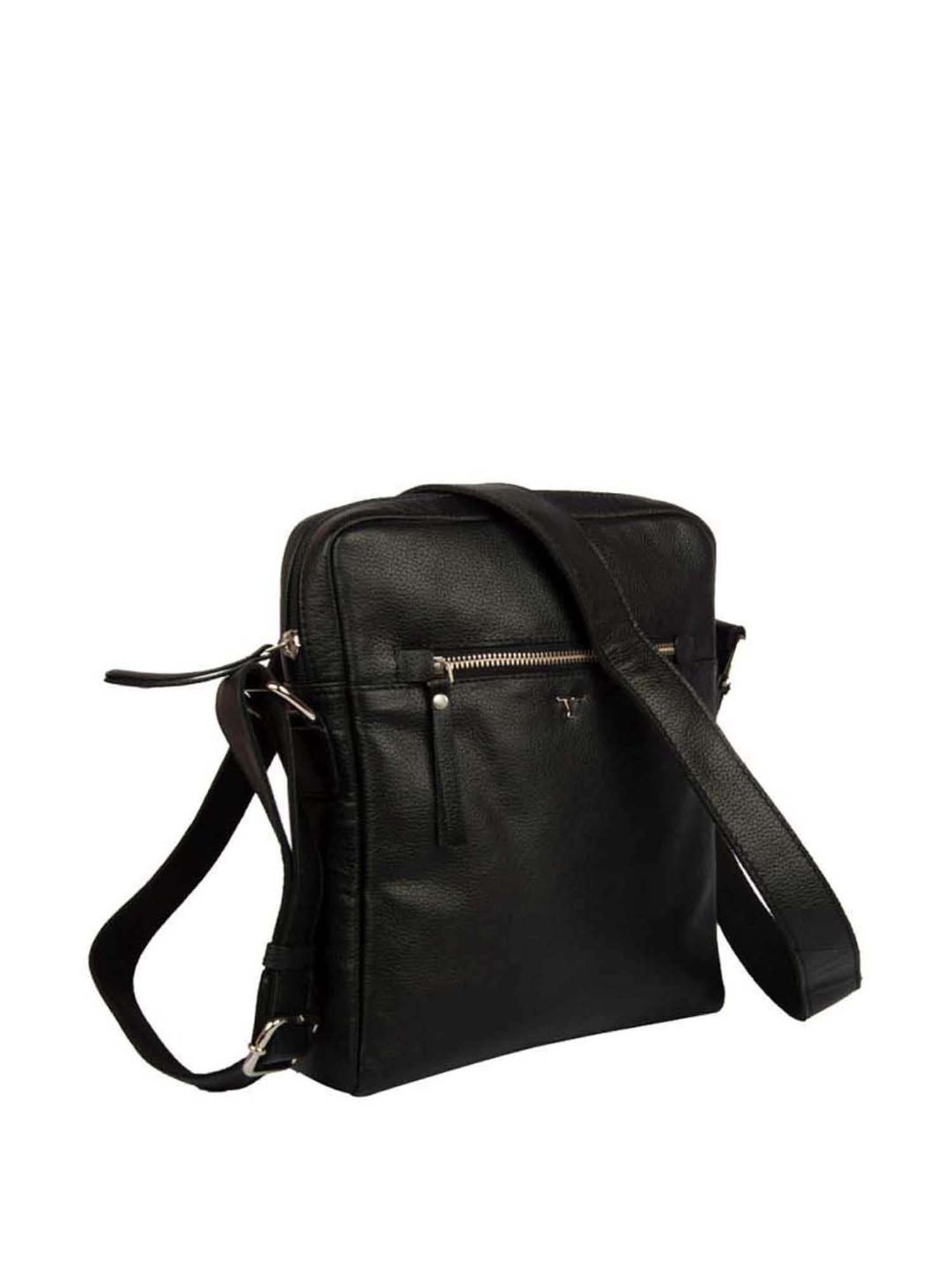 Priority Navy Synthetic Medium Messenger Bag