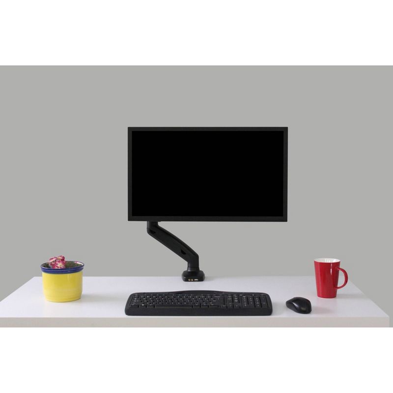 Amer Adjustable Monitor Mount, Up to 24", Black (AMR2CV) 