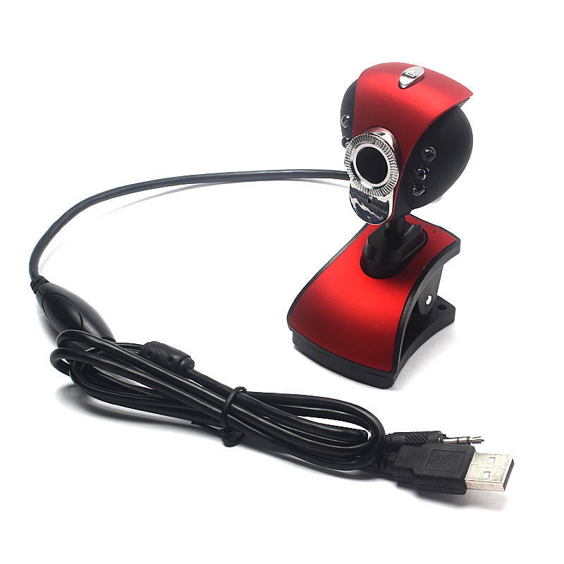 USB 2.0 HD Webcam Camera Web Cam With Microphone Mic LED  For PC Laptop