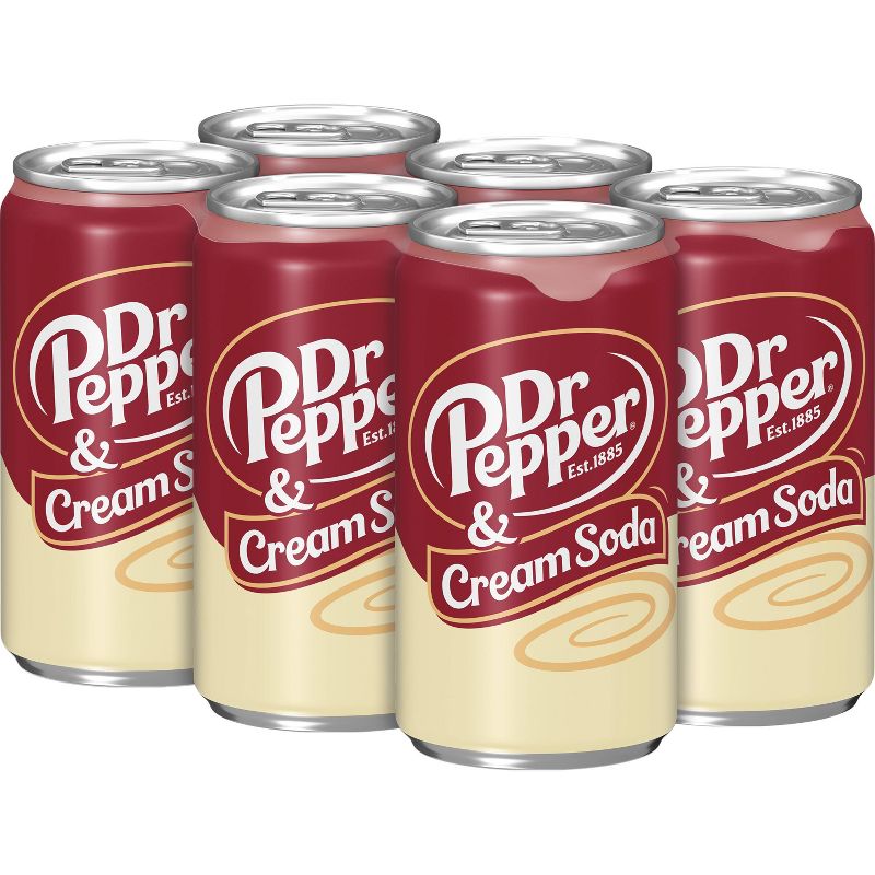 Dr Pepper Cream Soda - 6pk/7.5 fl oz Cans
