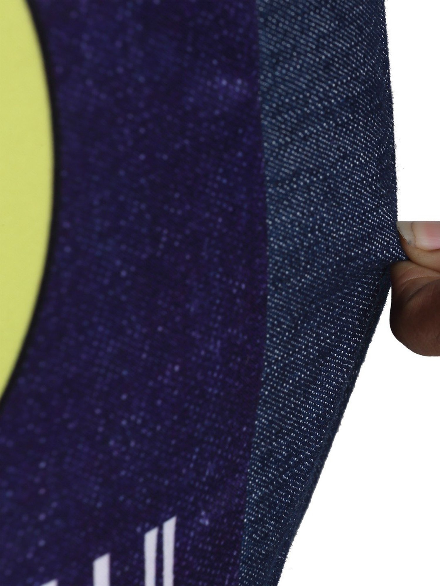 Swayam Printed Purple & Navyblue Cotton Water Bottle Cover for 20 Liter Jar