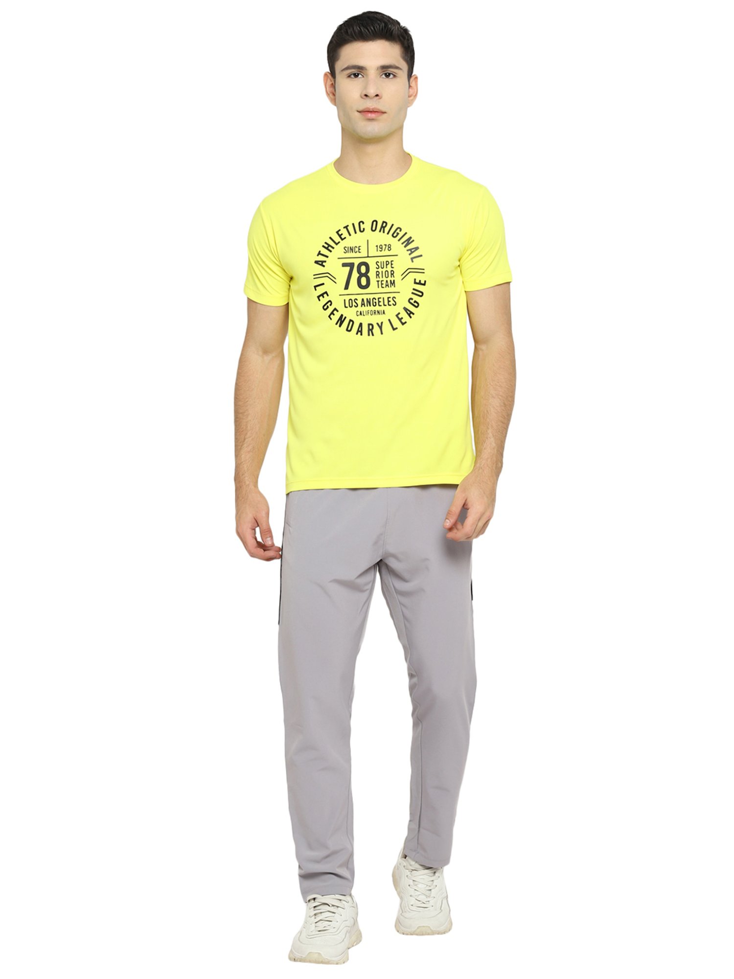 Yuuki Grey Regular Fit Trackpants