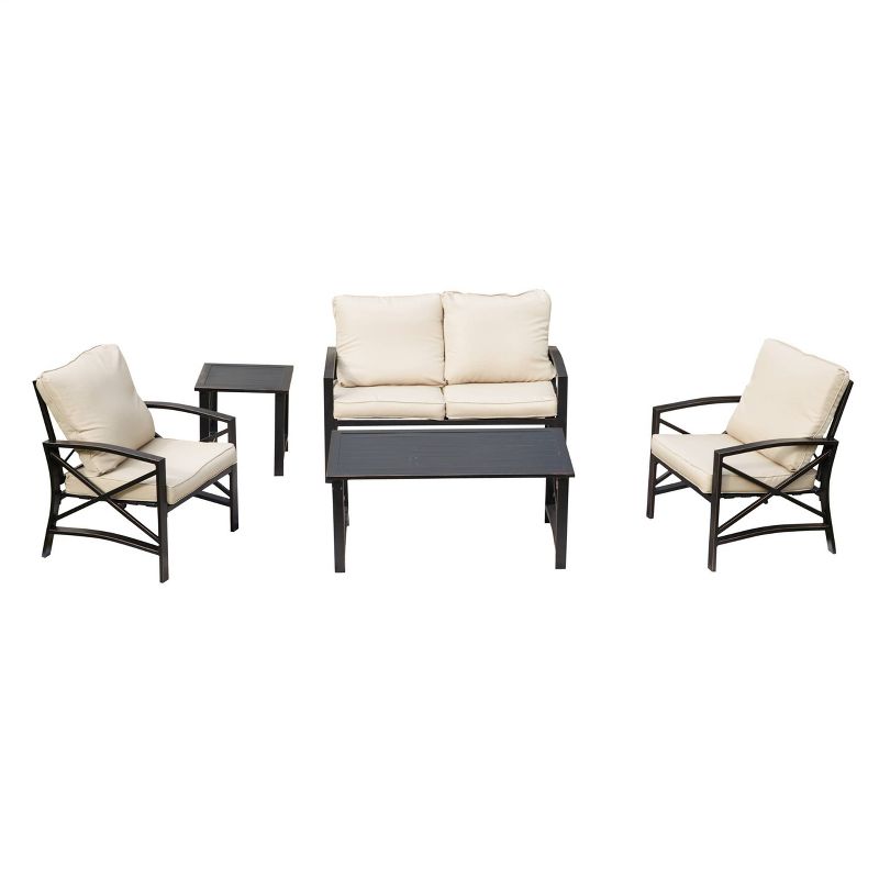 5pc Loveseat Patio Conversation Set - Patio Festival