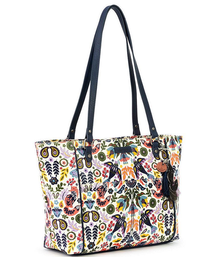 Sakroots Artist Circle Metro Floral Tote Bag