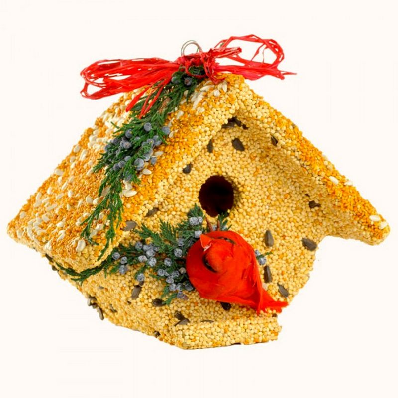 Home & Garden 6.25" Wren Casita Christmas Bird Seed Mr Bird  -  Bird And Wildlife Food
