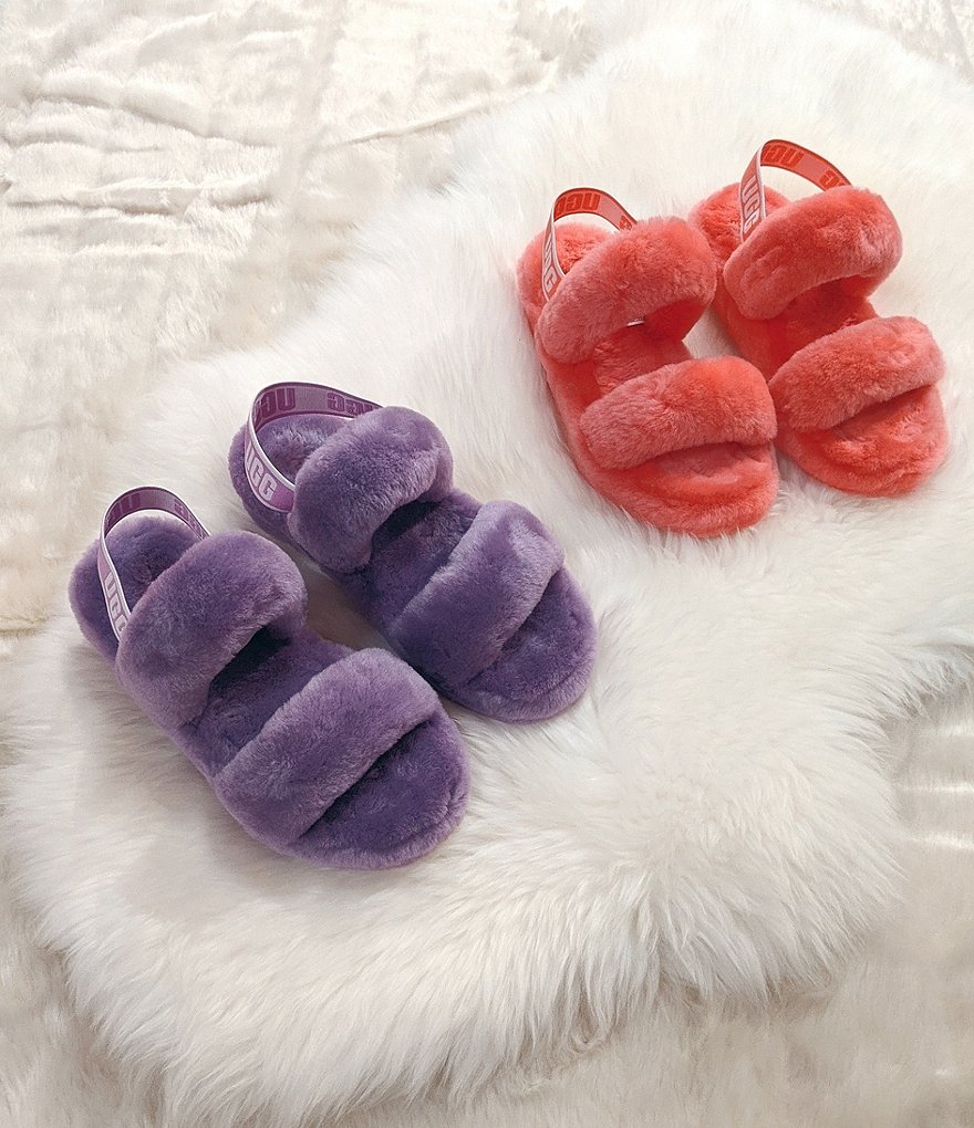 UGG&reg; Oh Yeah Fur Slides