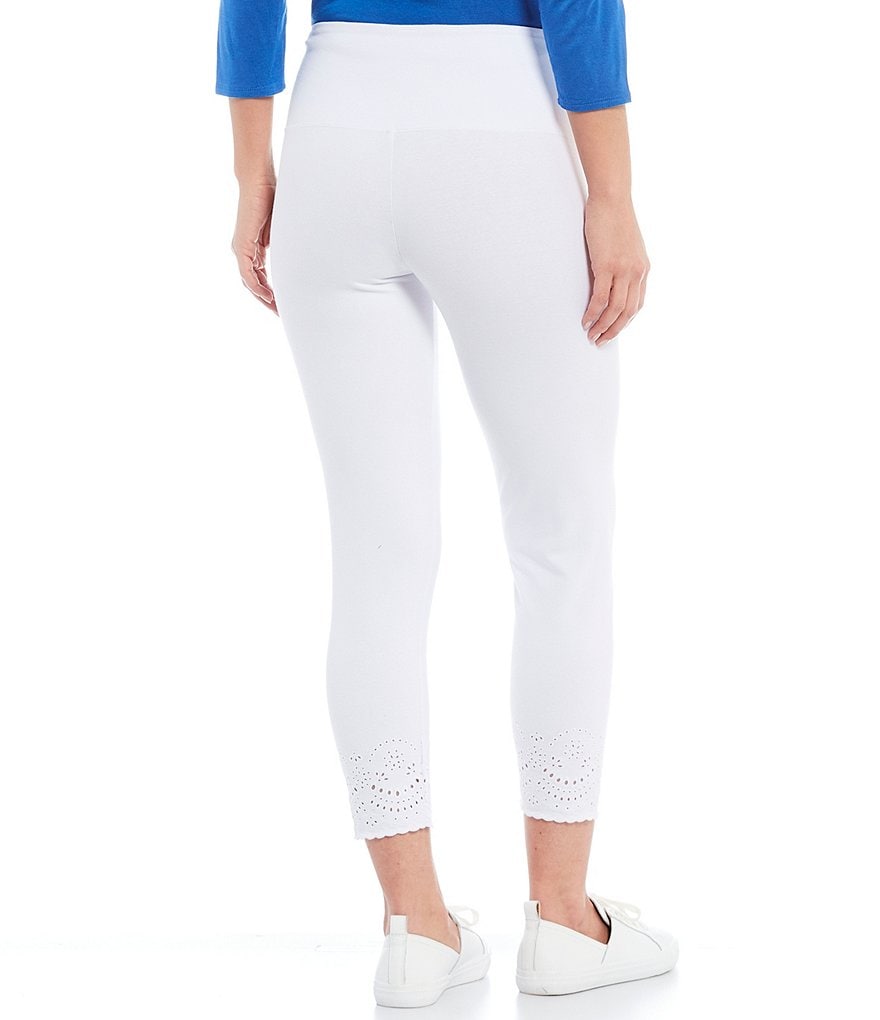 Commando Faux Leather Crocodile-Embossed Legging