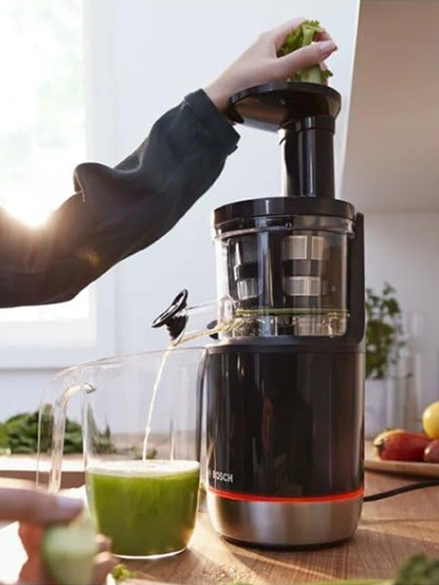 Bosch Lifestyle MESM731M 150 Watt Cold Press Slow Juicer (Black)