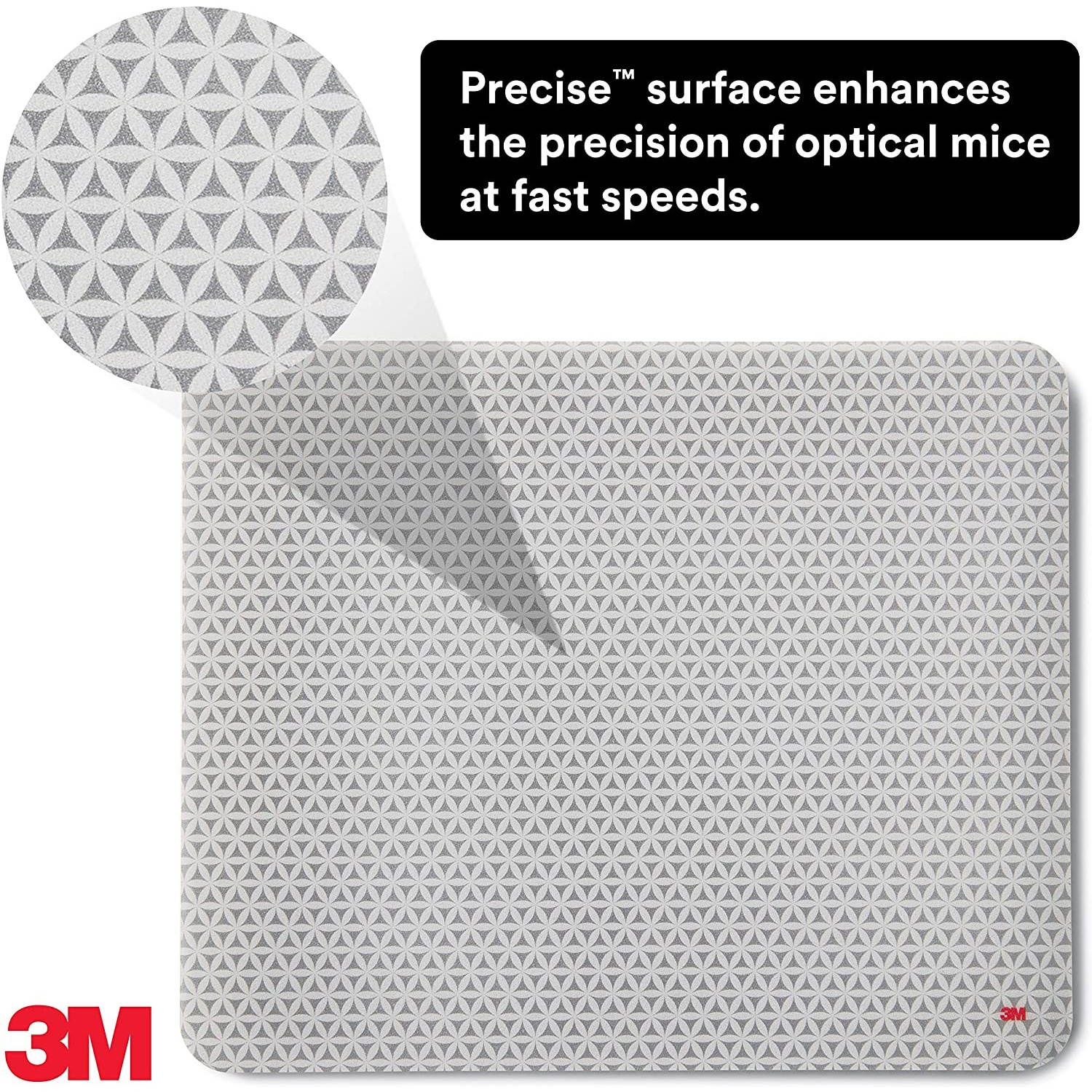 3M MOBILE INTERACTIVE SOLUTION MP114-BSD1 3M(TM) PRECISE(TM) MOUSE PAD WITH NON-SKID BACKING, BATTERY SAVING DESIGN-BI