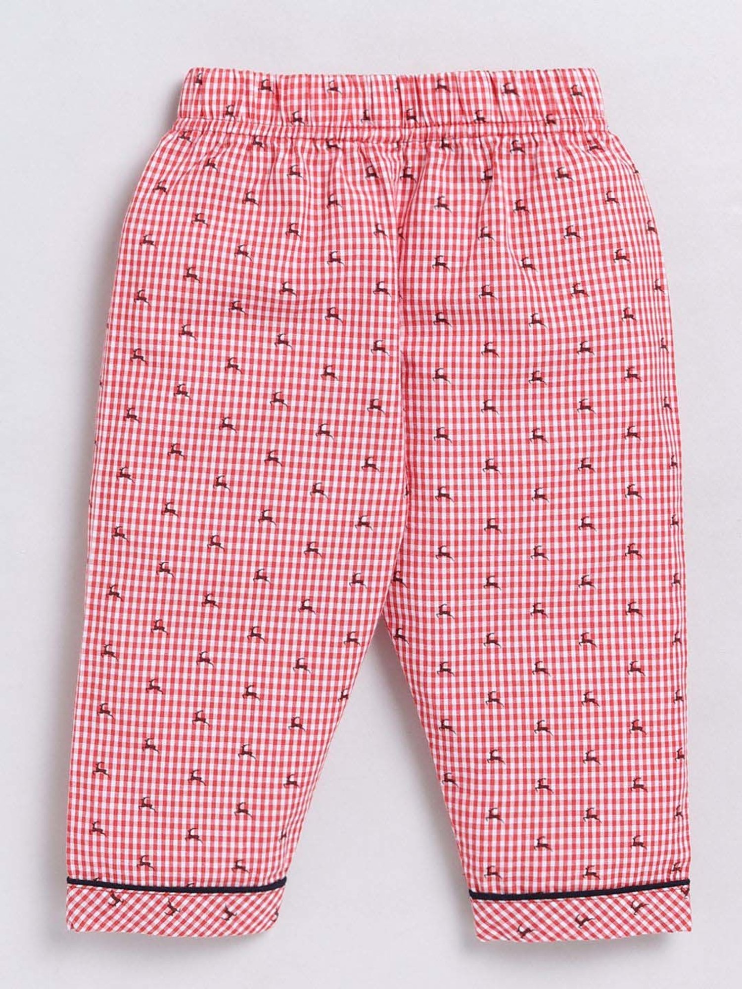 Clt.s Boys Pink Cotton Printed Full Sleeves Top Set