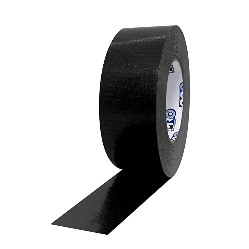 Pro Duct 110 PECoated Cloth General Purpose Duct Tape 60 yds Length x 2quot Width Black Pack of 1