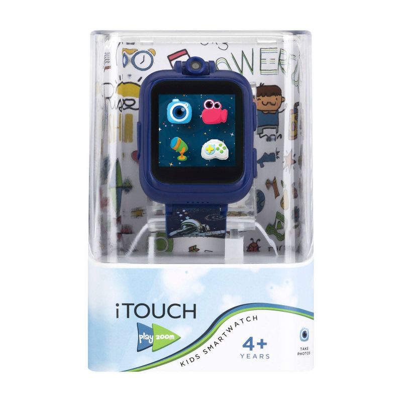 PlayZoom Interactive Educational Smartwatch for Kids 48mm - Navy Astronaut Band