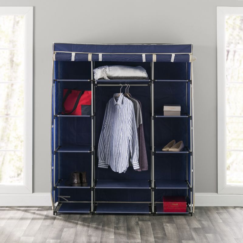 Honey-Can-Do 2-Tier Nesting Bamboo Shoe Rack