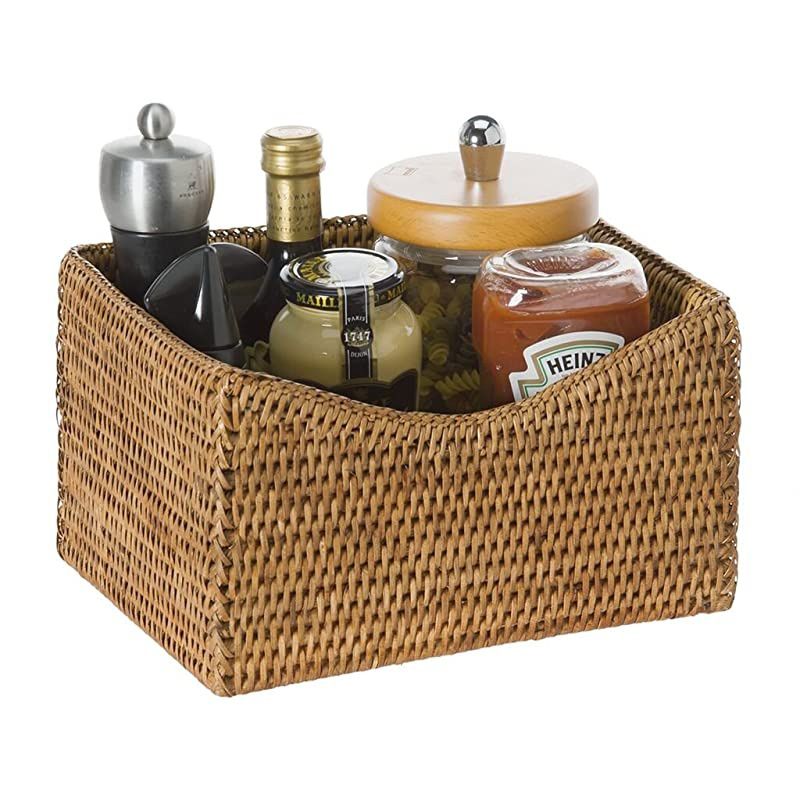 1060079 La Jolla Rattan Organizing and Shelf Basket 975 x 8 x 55 HoneyBrown