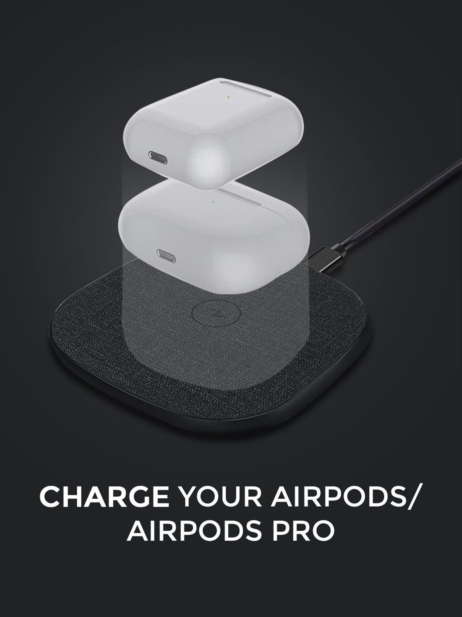 UNIGEN UNIPAD 10W Fast Wireless Charging Pad (Grey)