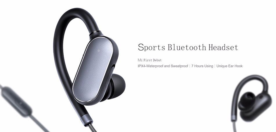 Original Xiaomi Mi Sport Bluetooth Headset Wireless Earbuds with Microphone Waterproof Bluetooth 4.1 Earphone for Xiaomi iPhone