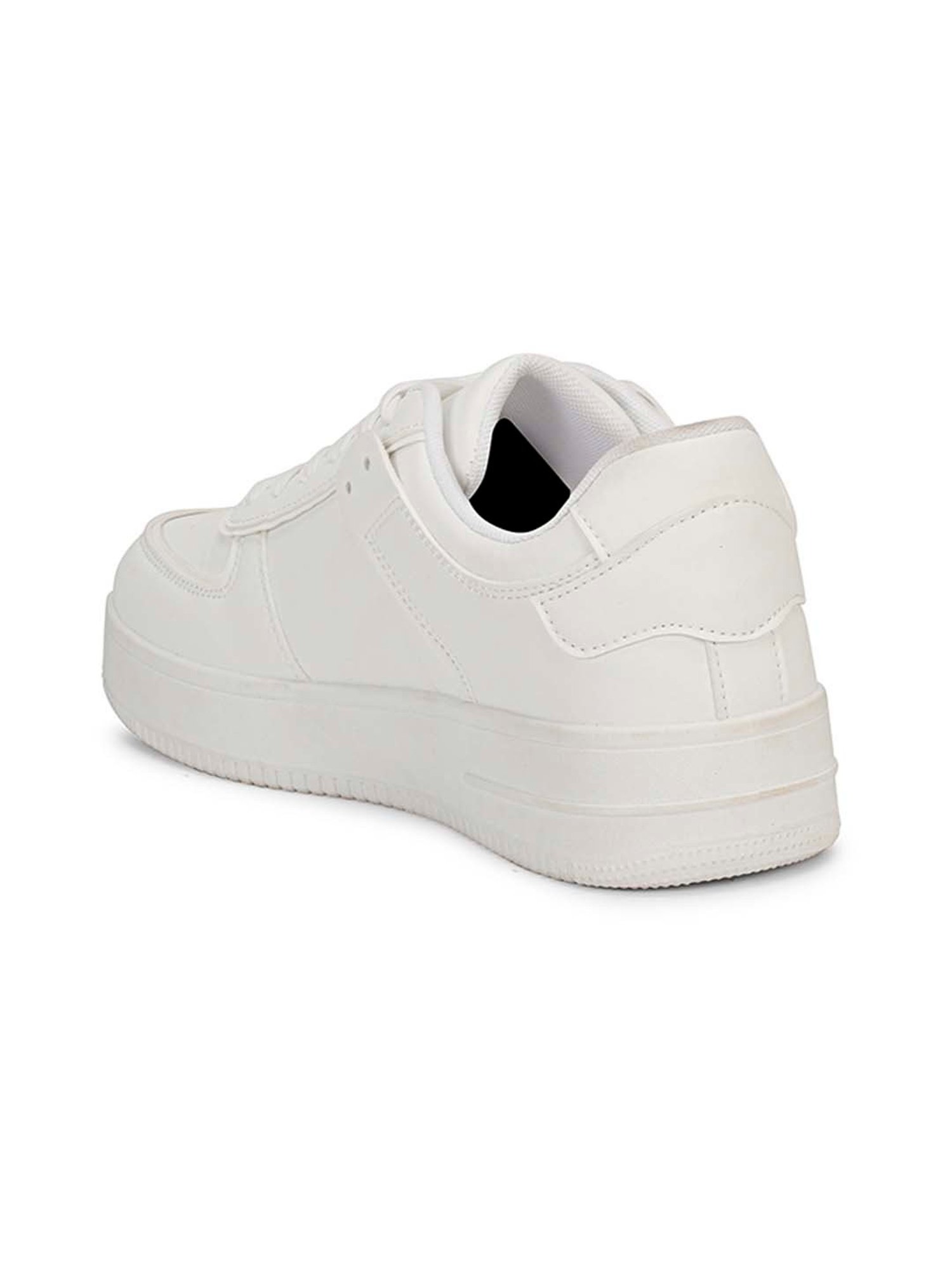Mozafia Men's White Casual Sneakers