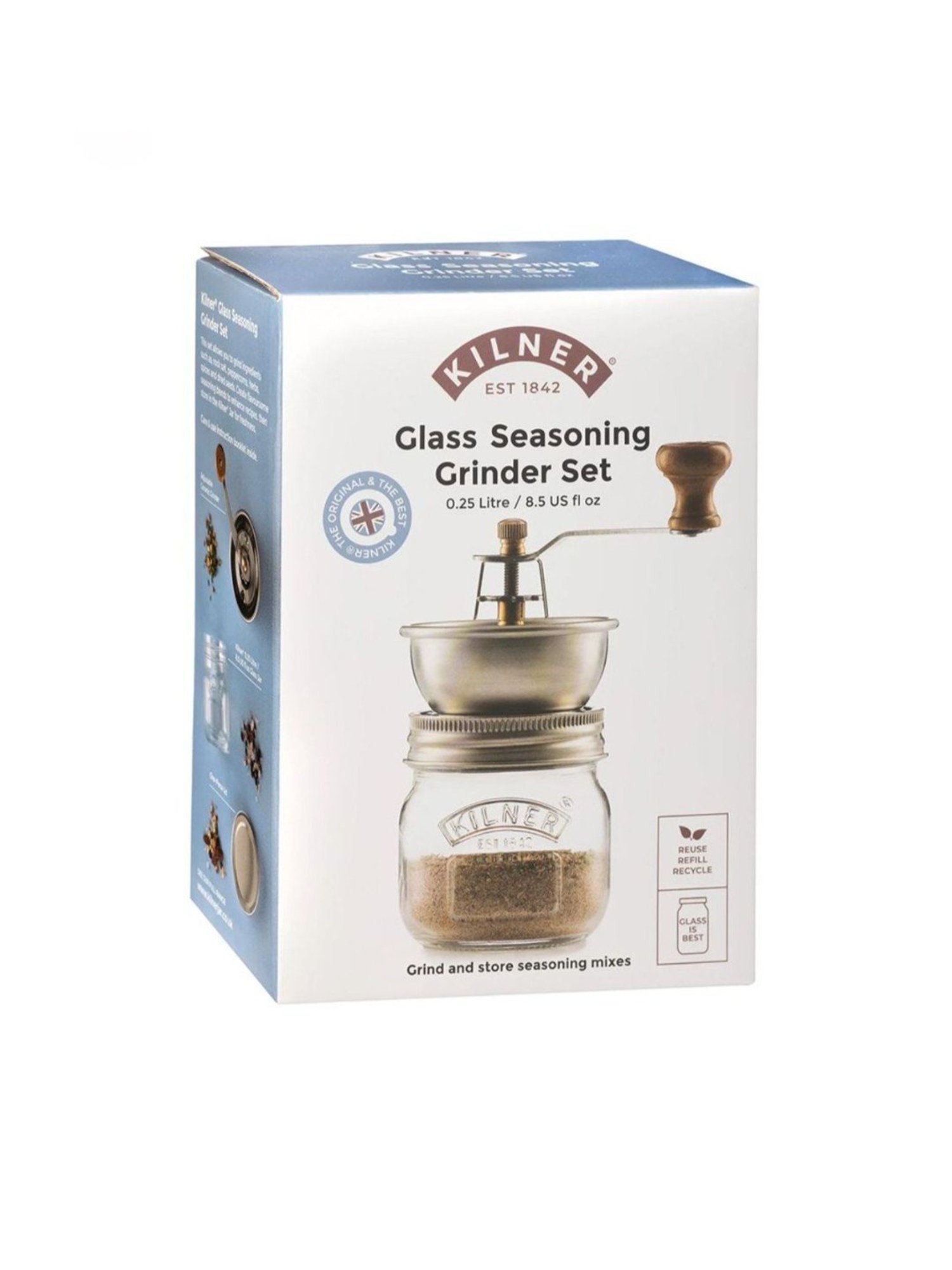 COLE & MASON Precison Manual Brown Wood Forest Pepper