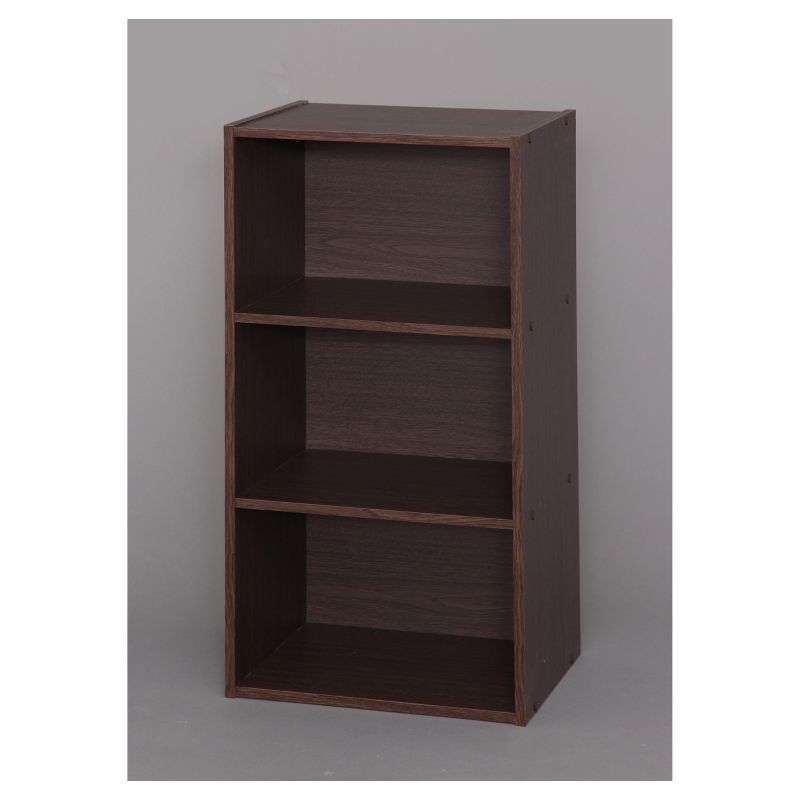 IRIS 3 Shelf Modular Box Brown