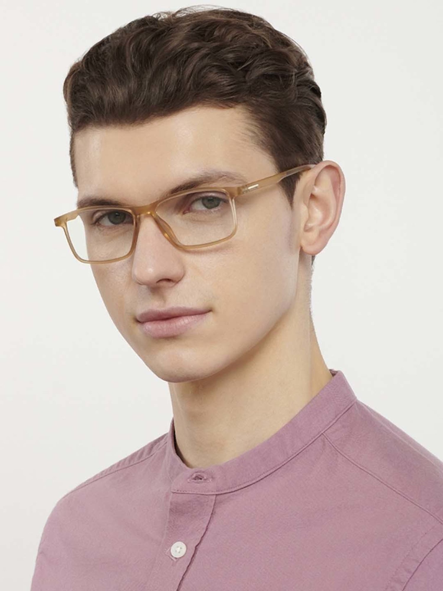 Lenskart Blu LB E14242 Brown Full Rim Rectangular Computer Glasses