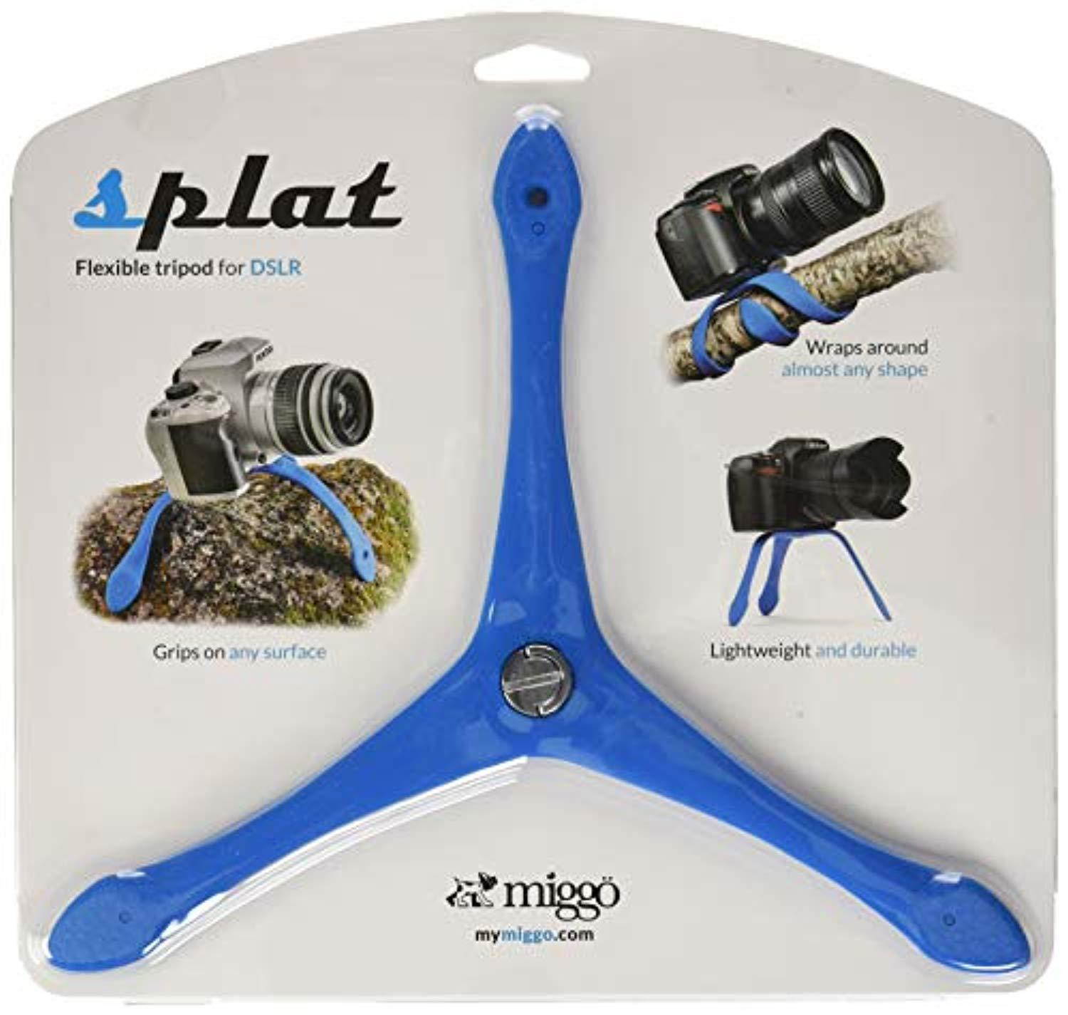 miggo Splat Flexible Mini Tripod for DSLR Cameras, Blue #MW SP-SLR BL 60