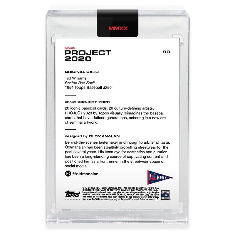 Topps Topps PROJECT 2020 Card 90 - 1954 Ted Williams by Oldmanalan