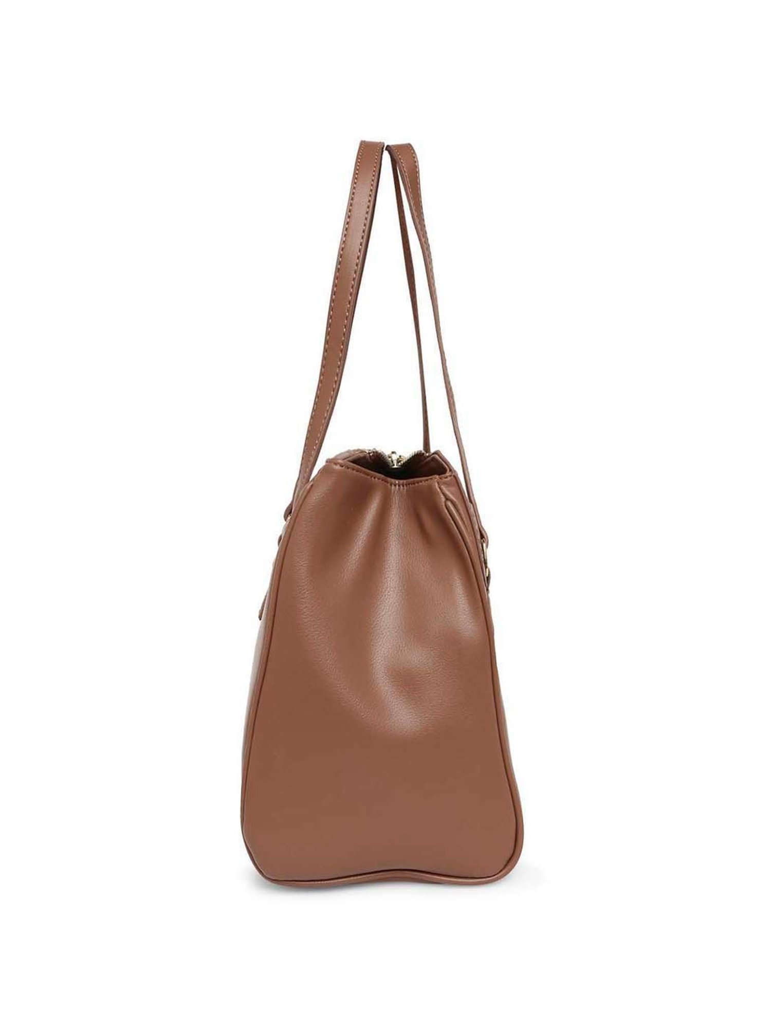 Marina Galanti Brown Solid Medium Shoulder Bag