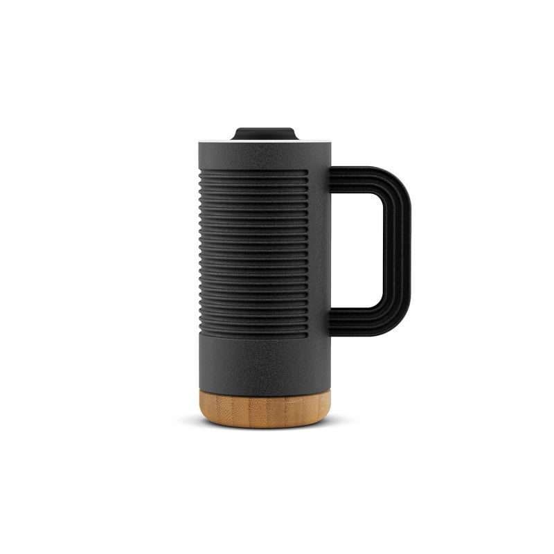 Ello 16oz Ceramic Linden Travel Mug Black